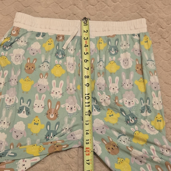 Little Sleepies Lunaluxe Bamboo Viscose Barnyard Animals Adult Pajama Pants, XL - Picture 4 of 7
